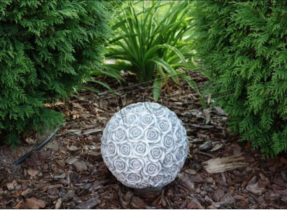 Kugel 23cm Skulptur Design Figur Statue Garten Figuren Statuen